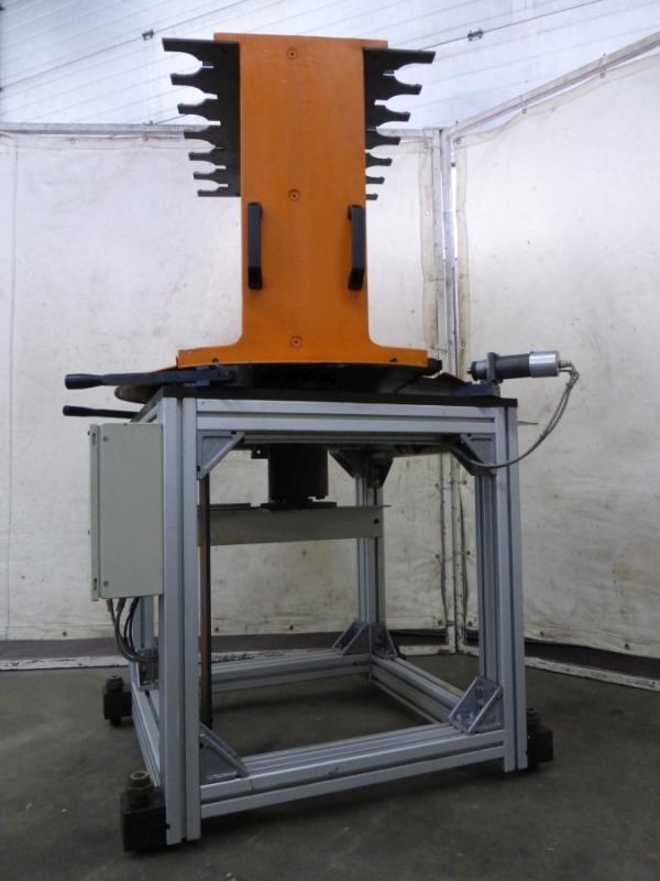 Wendetisch 180° Rasttisch, Drehtisch mit Unterbau aus Aluminium Systemprofil 