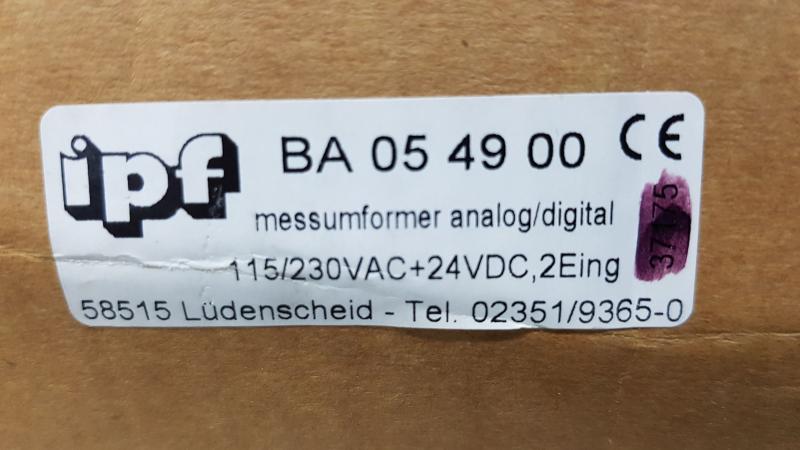 Multifunktions- Anzeigegerät mit Analogeingängen, Messumformer analog / digital