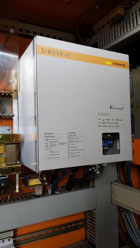 Gleichstrom-Hauptspindelantrieb, Stromrichtergeräte mit digitaler Reglung Simoreg V55, Spindelmodul