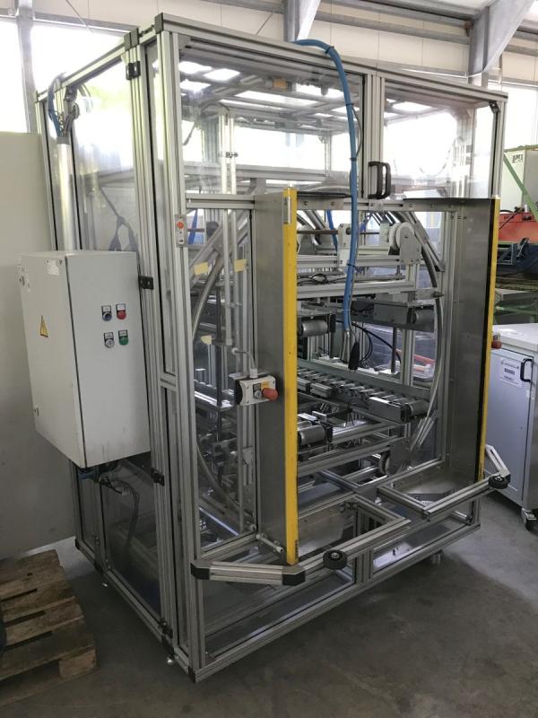 Wendestation RITTAL / E SYS-K System GmbH, Wendeautomat für Verpackung aus ALU-Systemprofil