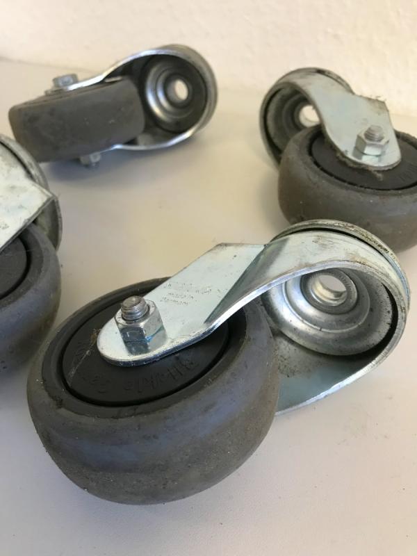 4 Stück Lenkrollen, wie Bockrollen