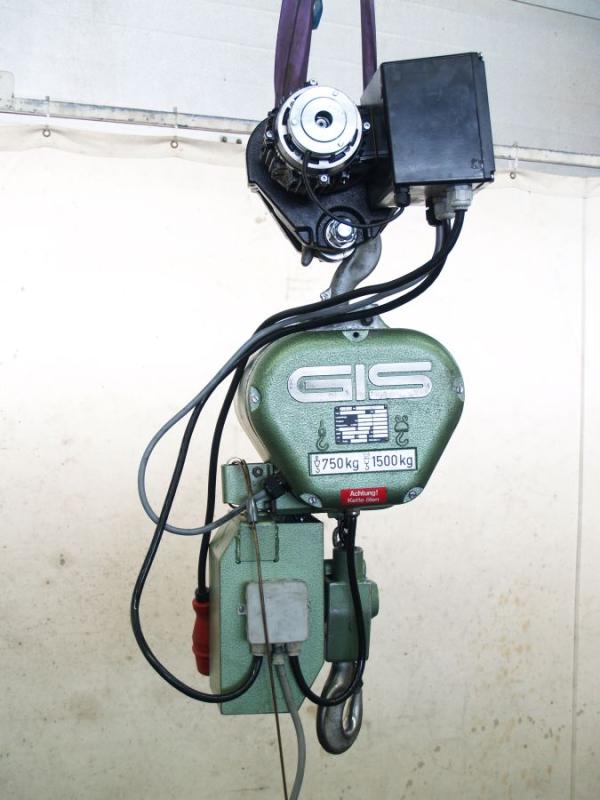 E-Kettenzug, Elektro Hubwerk, Kran 1500 kg