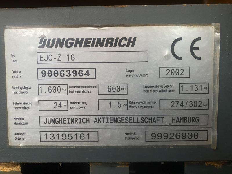 Elektro - Gehstapler, Deichselstapler mit Initialhub + Neue Batterie Elektro - Gehstapler, Deichselstapler mit Initialhub + Neue Batterie