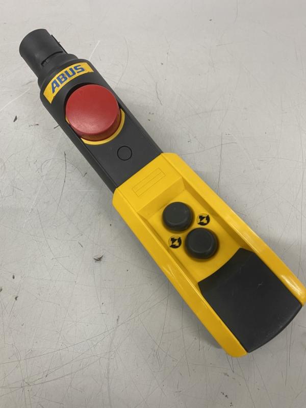 Bedienflasche, Steuerschalter für ABUS Hubwerk, Hängetaster, Kranflasche, Kransteuerung Bedienflasche, Steuerschalter für ABUS Hubwerk, Hängetaster, Kranflasche, Kransteuerung