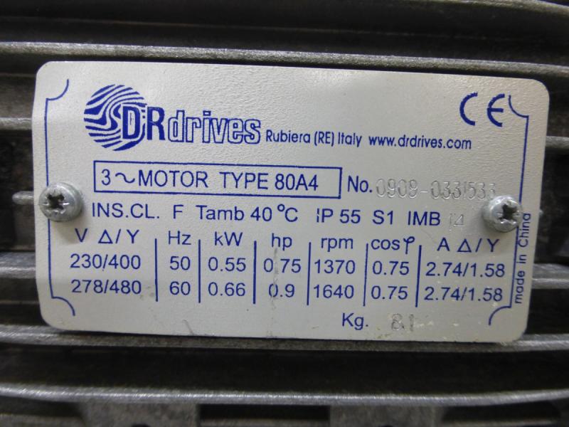 Getriebemotor mit Schnecken-Winkelgetriebe Elektromotor, Schneckengetriebemotor