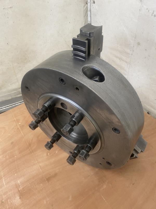 3-Backen Planspiral-Drehfutter Ø 500 mm, mit Kurzkegel DIN 55027 Gr. 11 6 Backensätze