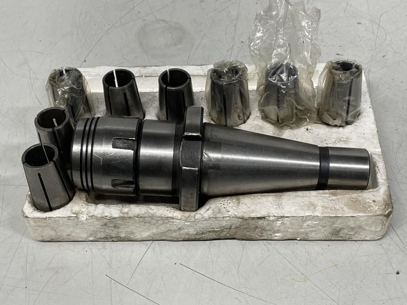 Spannzangenfutter SK40, Spannzangensatz mit Spannzangeaufnahme