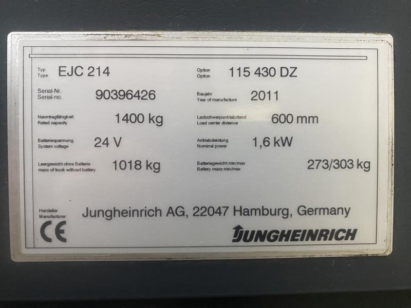 Elektro - Gehstapler, Deichselstapler, Traglast 1400 kg, Hubhöhe 4300 mm
