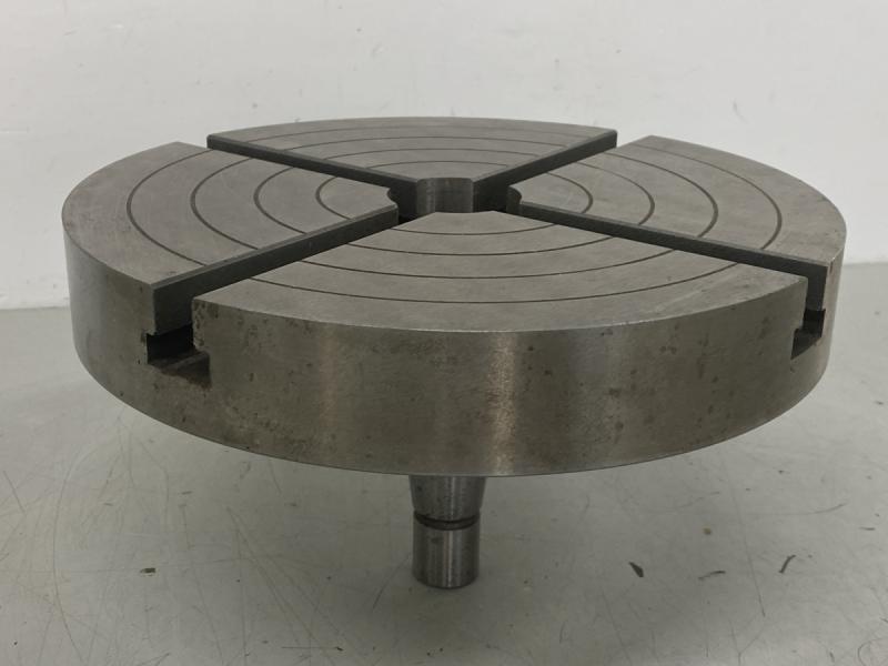 Planscheibe mit SK 40 Aufnahme, Aufspanntisch mit T-Nuten