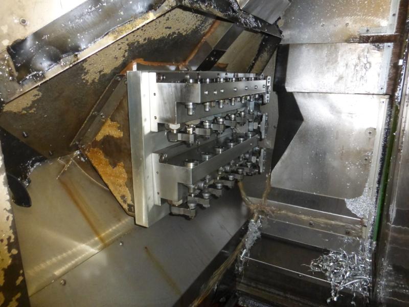 Horizontal Bearbeitungszentrum mit 2-fach Wechseltisch + SIEMENS Sinumerik 810, CNC Fräsmaschine BAZ