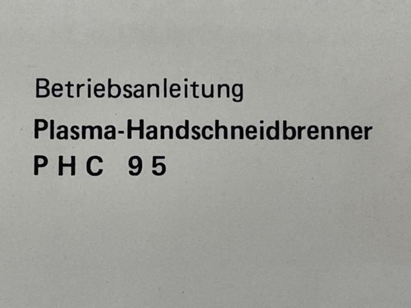 Betriebsanleitung für Plasma Schneidgerät, Plasmaschneidmaschine, Bedienungsanleitung 