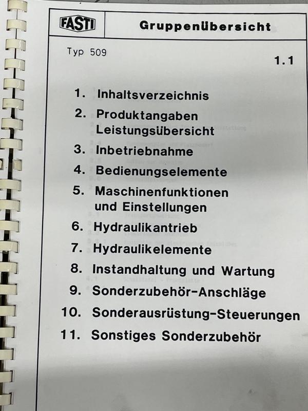 Betriebsanleitung für Hydraulische Tafelschere