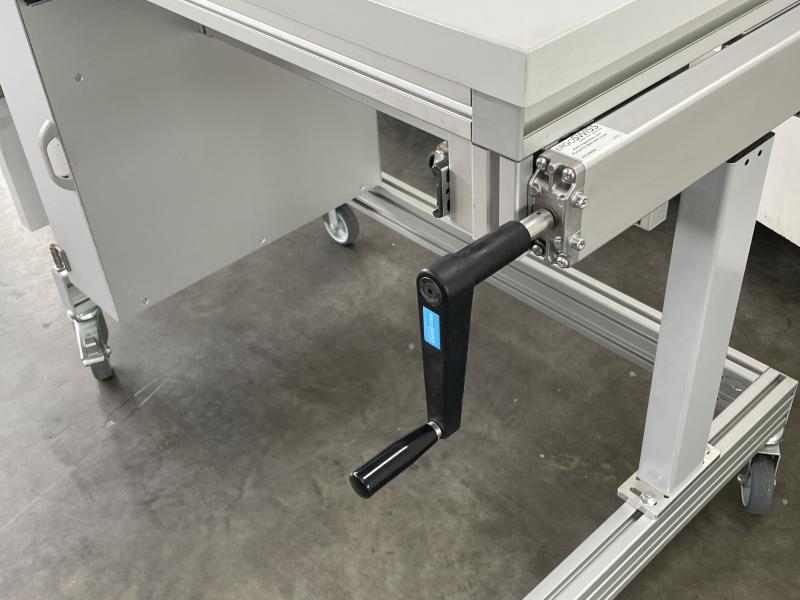 ESD Elektrostatisch geschützte Werkbank, höhenverstellbarer Arbeitstisch, Elektrowerkbank