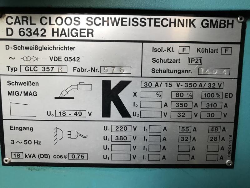 MIG MAG- Schutzgasschweißgerät