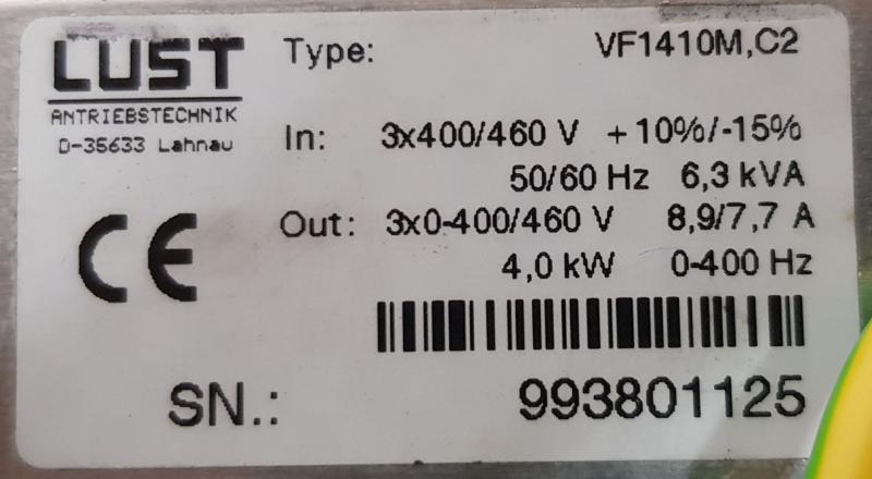 Frequenzumrichter SmartDrive VF1000, 3 Phasen, 4 kW