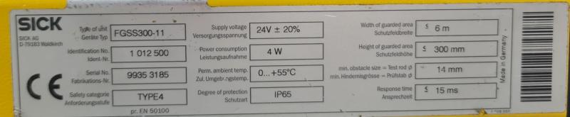 Mehrstrahl- Sicherheits- Lichtschranken Set, Lichtvorhang Kontrolle mit Sender und Empfänger