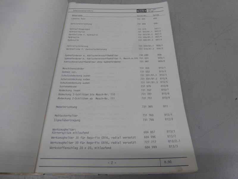 Schaltplan, Schaltpläne, Ersatzteilverzeichniss, Ersatzteilliste, Handbuch, Anleitung für CNC Drehmaschine TRAUB TND 300 mit TX 8F Steuerung