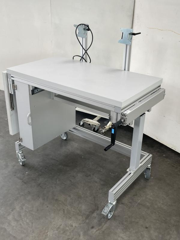 Höhenverstellbare Werkbank, höhenverstellbarer Arbeitstisch, Elektrowerkbank