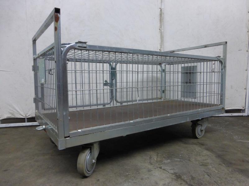 Transportwagen, Kastenwagen, Gitterrollwagen, Rollbehälter, Rollcontainer