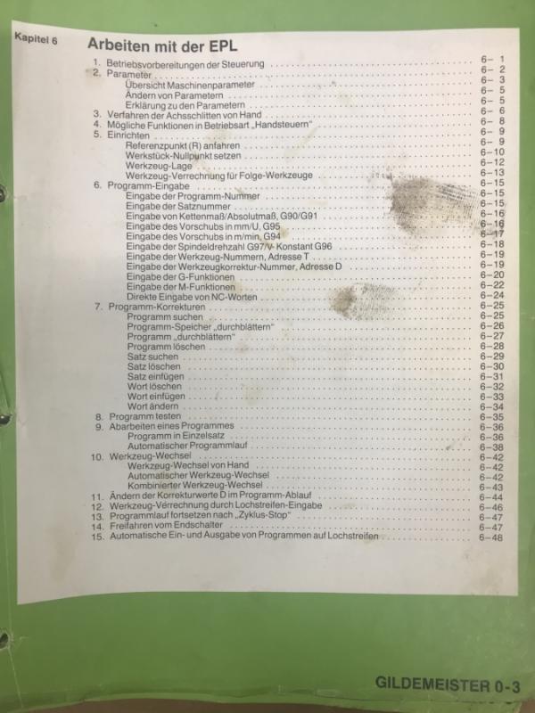 Programmieranleitung, Betriebsanleitung, Bedienungsanleitung, Handbuch, Anleitung, Operation Manual, für CNC Drehmaschine
