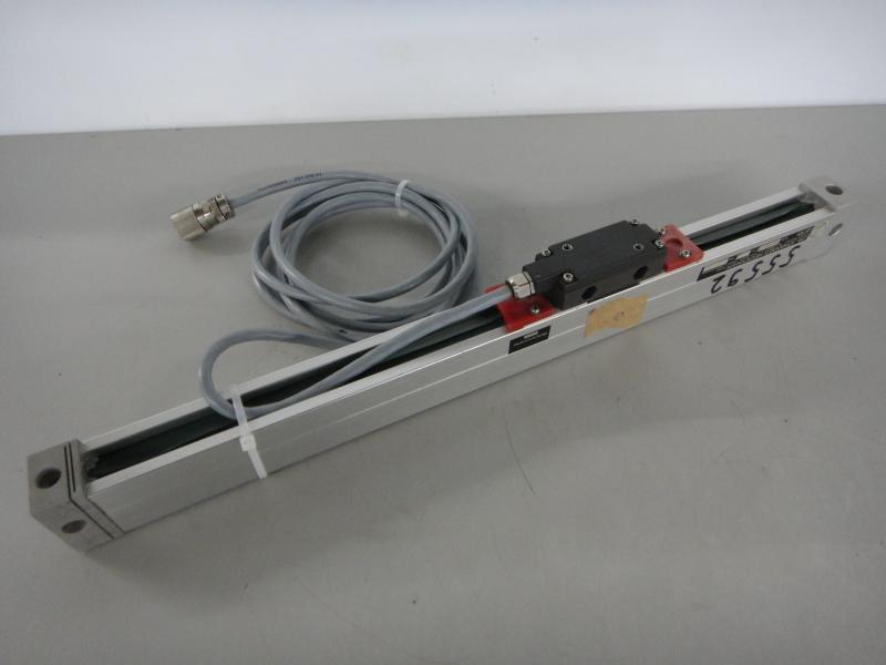 Glasmaßstab, inkrementales Längenmesssystem, Linear Scale, Maßstab mit Glaslineal für Positionsanzeige