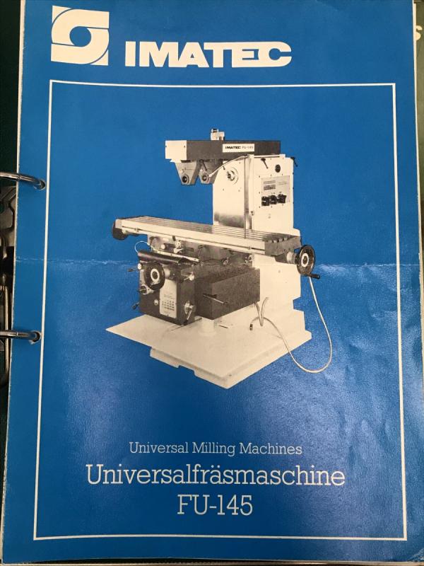 Bedienungsanleitung, und Schaltplan für Fräsmaschine - in Deutsch und in Englisch