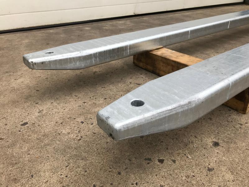 Gabelzinken Verlängerung in geschlossener Ausführung, Gabelverlängerung für Gabelstaplergabeln Gabelzinkenverlängerungen, Gabelzinken, Staplerzinken