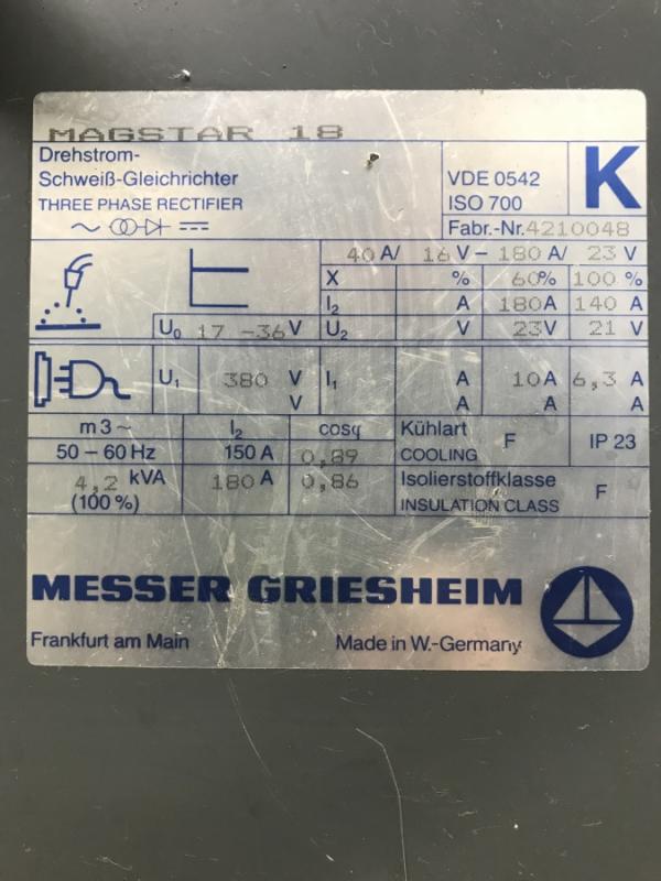 MIG MAG Schweißmaschine, Schutzgasschweißgerät