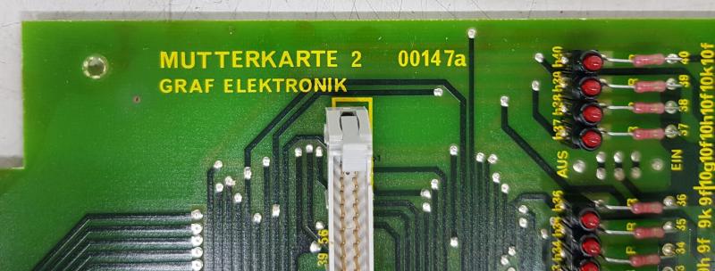 19" Einbaurack mit Einschubkarten und Mutterkarte, Zählerkarte, Filter, Förderstellenplatine