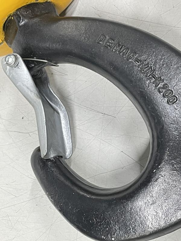 Kranhaken, Hubflasche, Unterflasche für Kettenzug, Lasthaken, 2-strängig