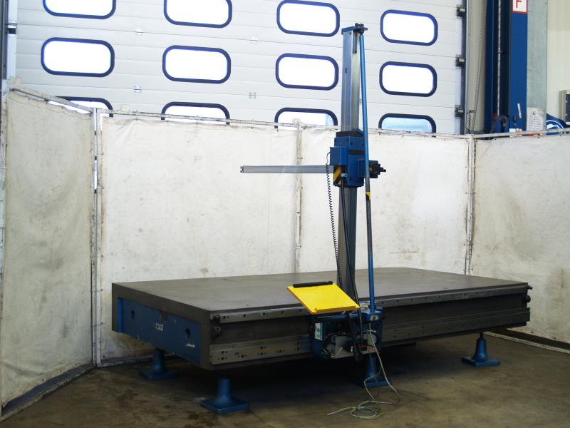 Mess- und Anreißplatte Stahlguß-Grauguß stark verrippt