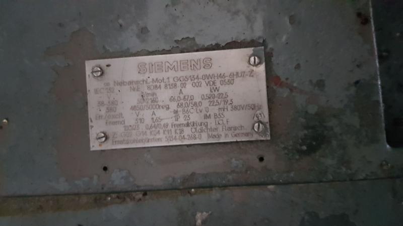 Gleichstrom- Nebenschlussmotor, Hauptspindelmotor, Servomotor, DC-Motor,  Gleichstrommotor