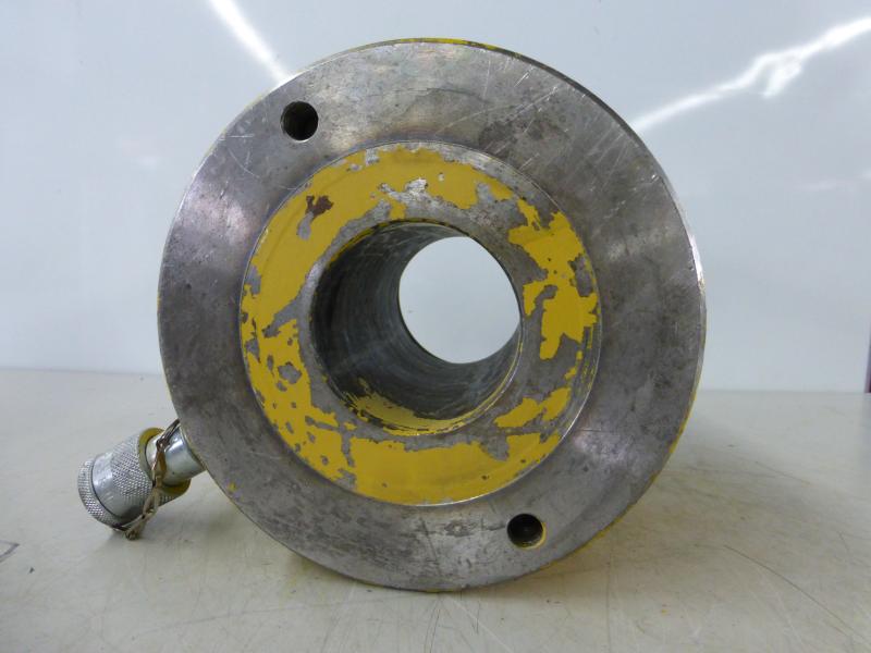Einfachwirkender Hohlkolbenzylinder mit Federrückzug, Hydraulikstempel, Maschinenheber