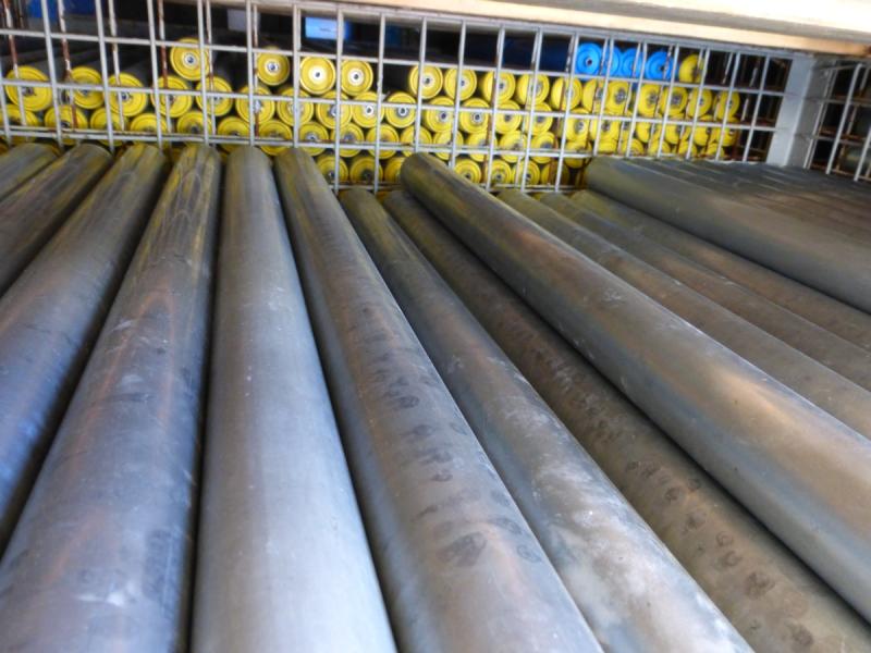 Tragrolle, Normrolle Stahl verzinkt Ø 50 x 700 mm