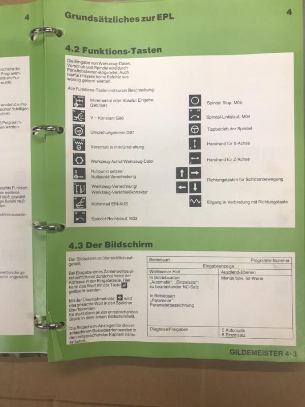 Programmieranleitung, Betriebsanleitung, Bedienungsanleitung, Handbuch, Anleitung, Operation Manual, für CNC Drehmaschine