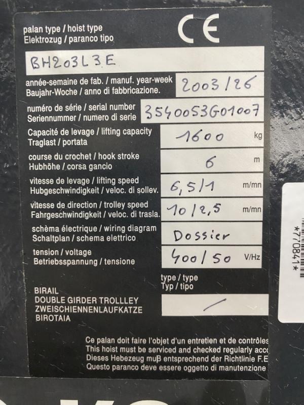 Neuer Elektro Bandzug, Textilbandhubwerk, Kran-Hubwerk mit Katzfahrwerk