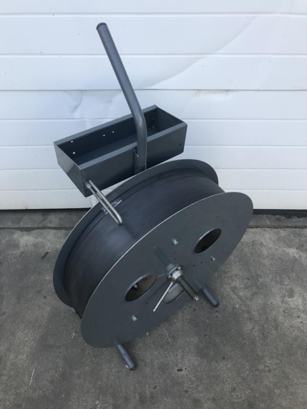 Abrollwagen für Kunststoff-Verpackungsband, Kunststoffverpackungsband, PET Umreifungsband