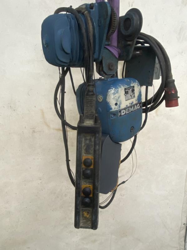 E-Kettenzug, Elektro Hubwerk, Kran 500 kg mit Katzfahrwerk