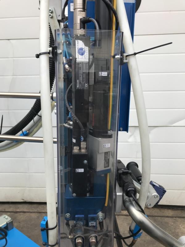 Elektro Dual-Schraubereinheit mit automatischem Vorschub pneumatik Doppelhub, an Handlinggerät