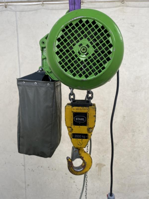 E-Kettenzug, Elektro Hubwerk, Kran 2000 kg