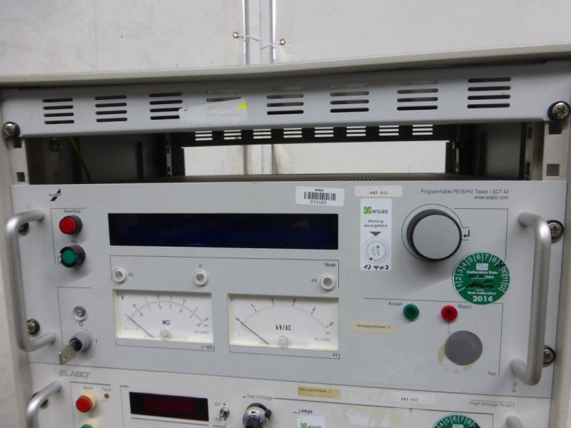 Prüfpult, Prüfstation, Messstation, Prüfgerät, Messgerät, Tester für HV, PE, IS Messung