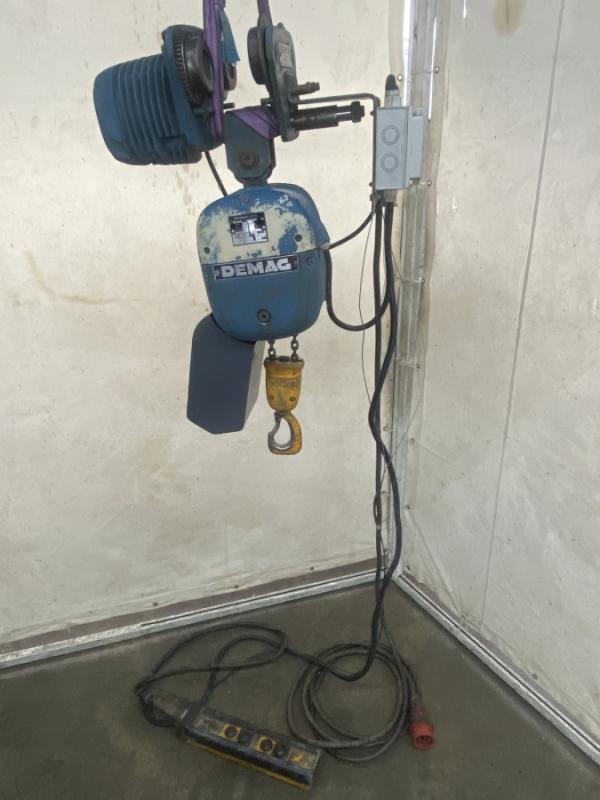 E-Kettenzug, Elektro Hubwerk, Kran 500 kg mit Katzfahrwerk