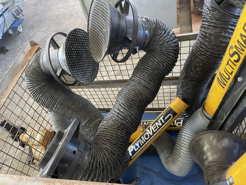 Gelenkarm für Schweißrauchabsaugung, Wandschwenkarm