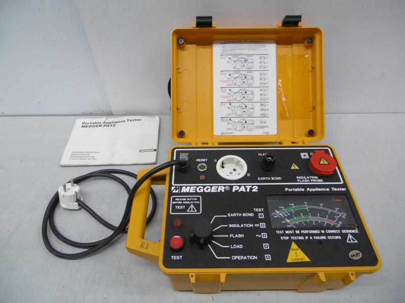 Tragbarer Gerätetester, Portable  Appliance Tester, Geräteprüfer, Isolationsprüfung