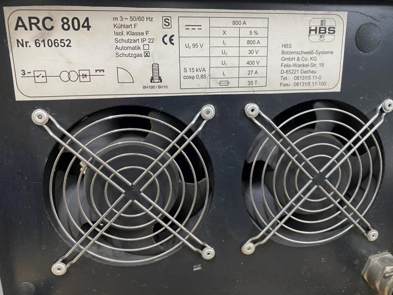 Bolzenschweißgerät mit Schutzgas und Hubzündung