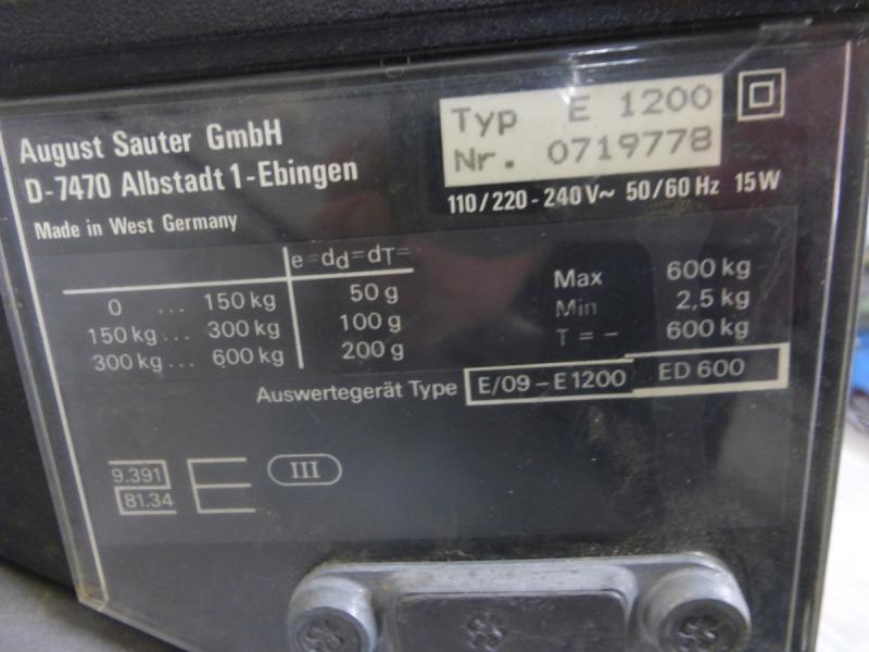 Plattform-Waage, Plattformwaage - Reparaturbedürftig