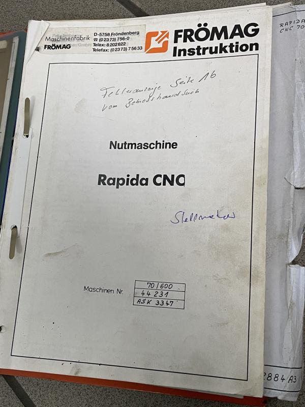 Bedienungsanleitung, Wartungsanleitung, Hydraulikplan und Stromlaufplan Nutenziehmaschine Bedienungsanleitung, Wartungsanleitung, Hydraulikplan und Stromlaufplan Nutenziehmaschine