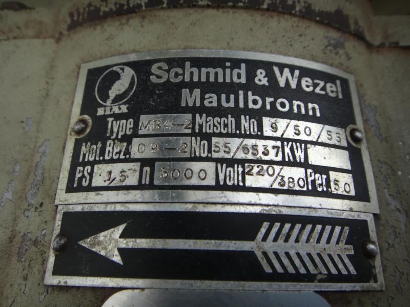 Mehrdrehzahlmaschine mit biegsamer Welle, Handgriff-Geradschleifer mit Spannzange Ø 6 mm