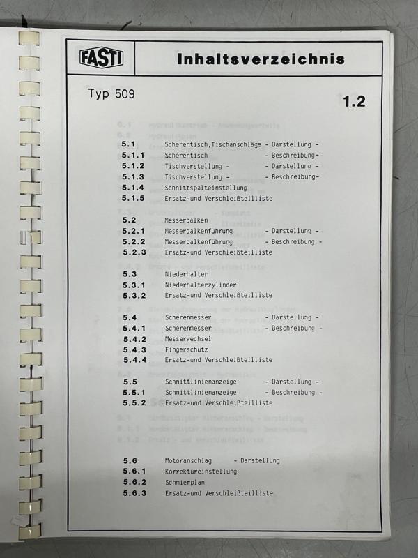 Betriebsanleitung für Hydraulische Tafelschere