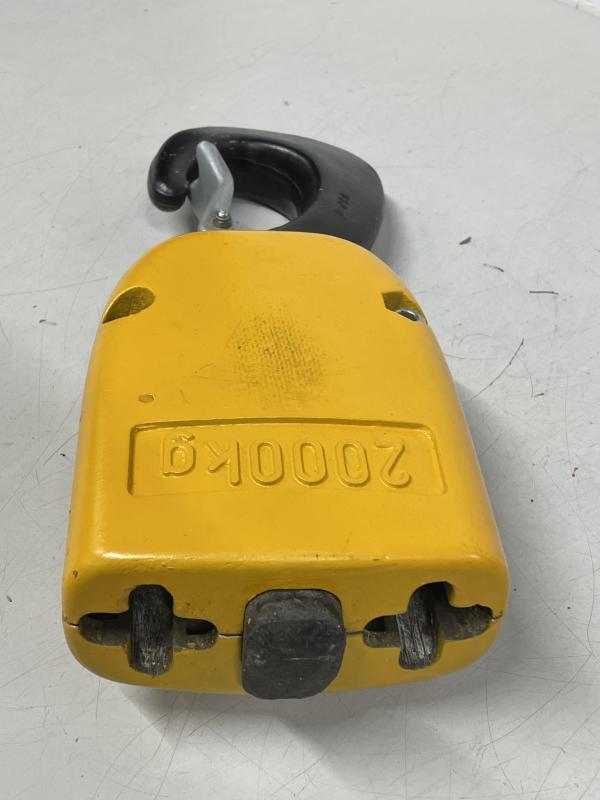 Kranhaken, Hubflasche, Unterflasche für Kettenzug, Lasthaken, 2-strängig